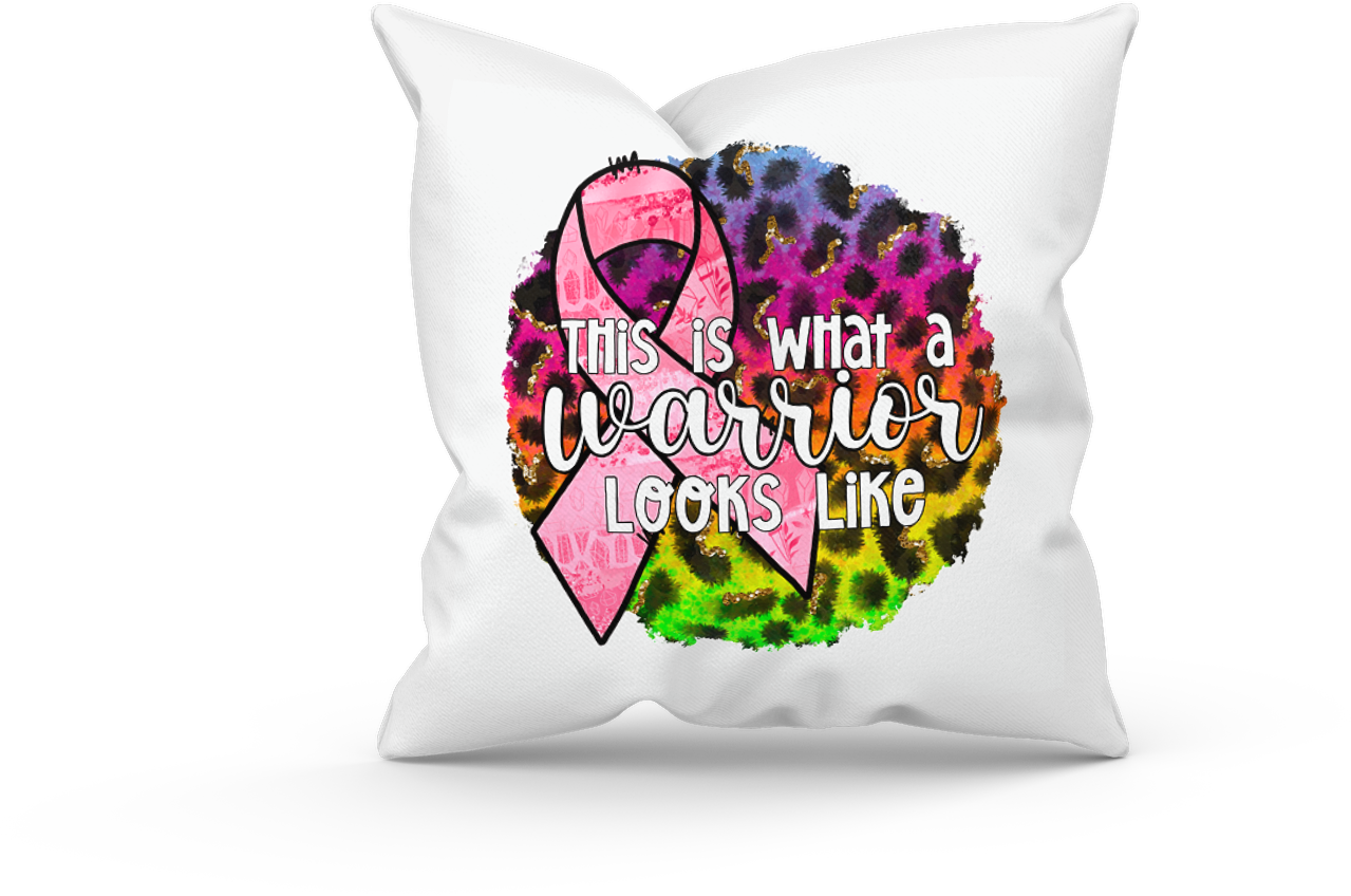 This is What a Warrior Looks Like Pillow (with or without insert)