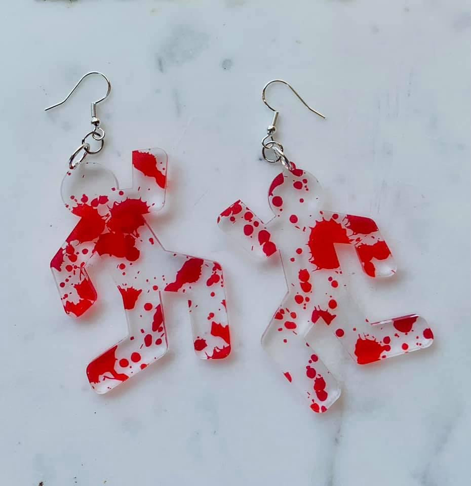 Crime Earrings