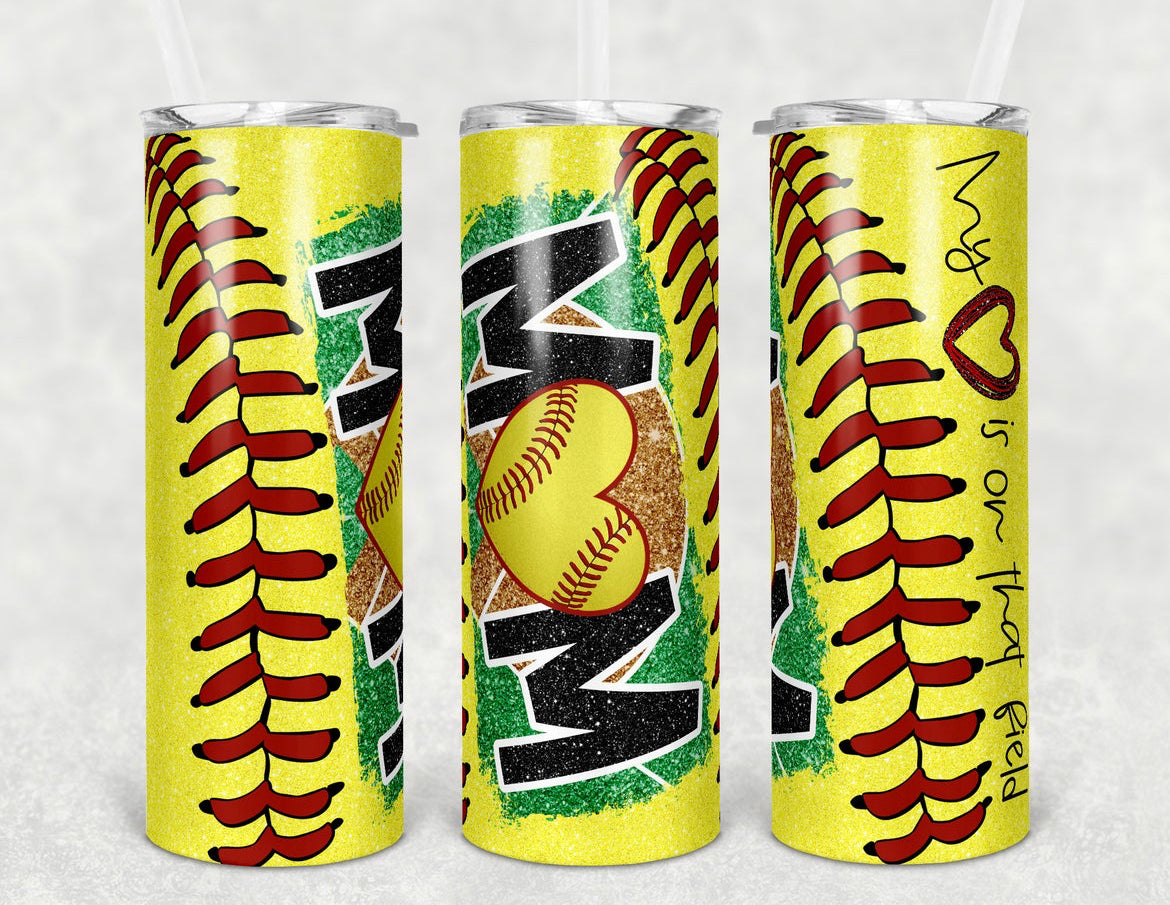 Softball Mom 20 oz Tumbler