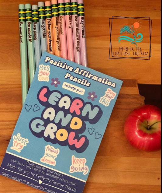 Positive Affirmation Pencils