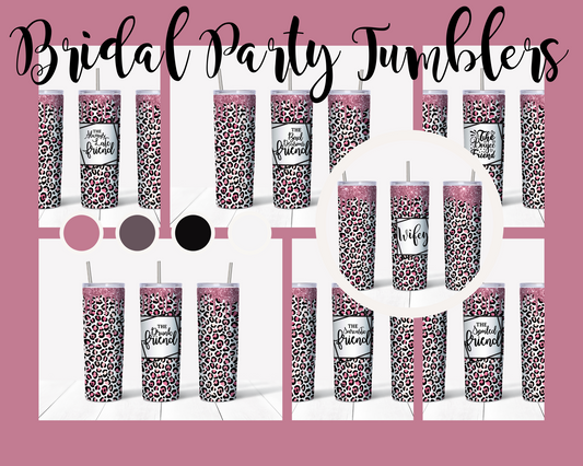 Pink Bridal (or Best Friends) 20 oz Tumbler