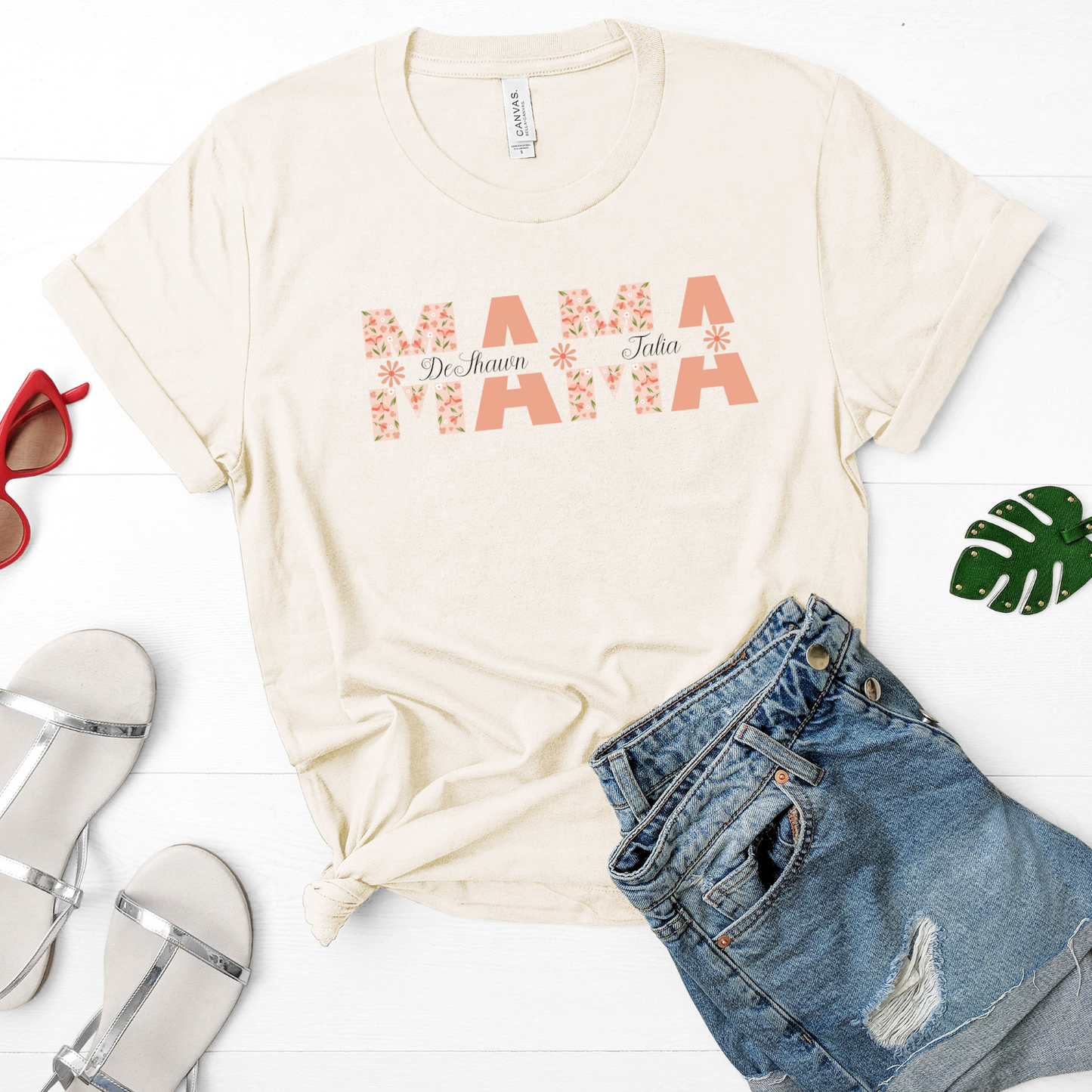 Mama Peach Personalized Tee