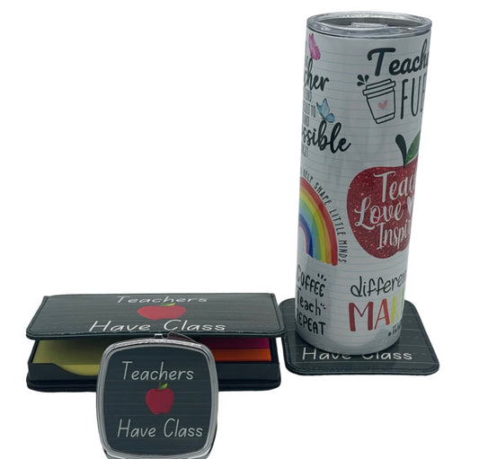 Teachers Have Class 4-piece set