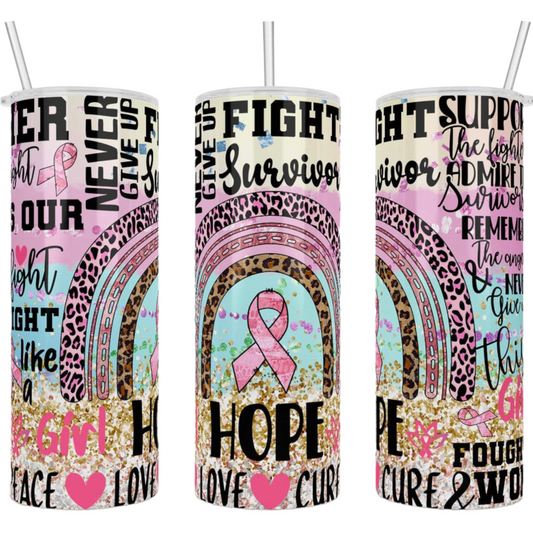 Hope Rainbow 20 oz Tumbler